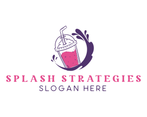 Splash Flavor Drink Cup logo
