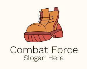 Outdoor Combat Boots Logo