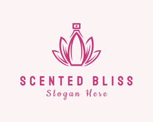 Lotus Perfume Scent logo design