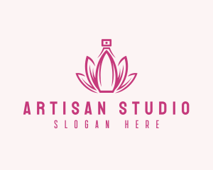 Lotus Perfume Scent logo design