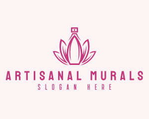 Lotus Perfume Scent logo design