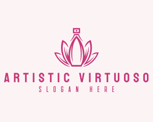 Lotus Perfume Scent logo design