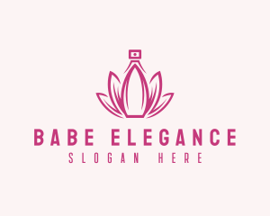 Lotus Perfume Scent logo design