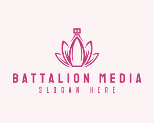 Lotus Perfume Scent logo design