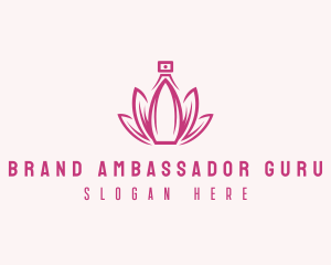 Lotus Perfume Scent logo design