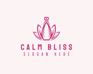 Lotus Perfume Scent logo design