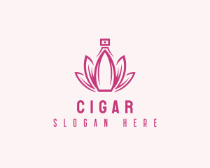 Lotus Perfume Scent logo design