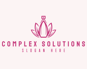 Lotus Perfume Scent logo design