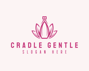 Lotus Perfume Scent logo design