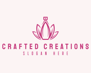 Lotus Perfume Scent logo design