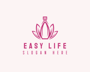 Lotus Perfume Scent logo design