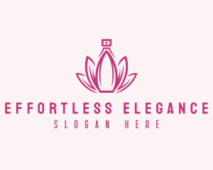 Lotus Perfume Scent logo design