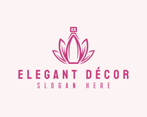 Lotus Perfume Scent logo design