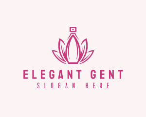 Lotus Perfume Scent logo design