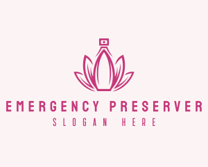 Lotus Perfume Scent logo design