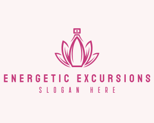 Lotus Perfume Scent logo design