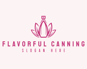 Lotus Perfume Scent logo design