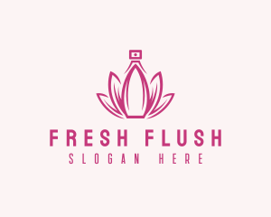 Lotus Perfume Scent logo design