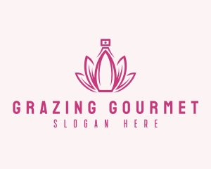 Lotus Perfume Scent logo design