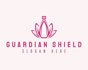 Lotus Perfume Scent logo design