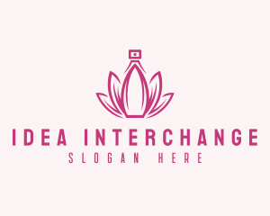 Lotus Perfume Scent logo design