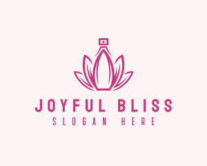 Lotus Perfume Scent logo design