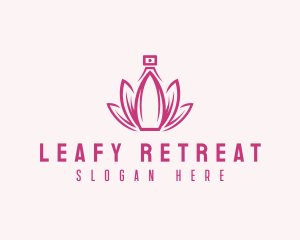 Lotus Perfume Scent logo design