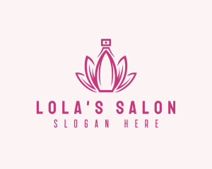 Lotus Perfume Scent logo design