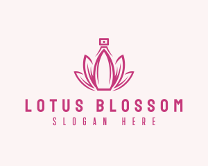 Lotus Perfume Scent logo design