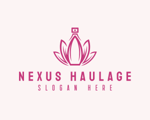 Lotus Perfume Scent logo design