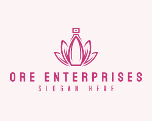 Lotus Perfume Scent logo design