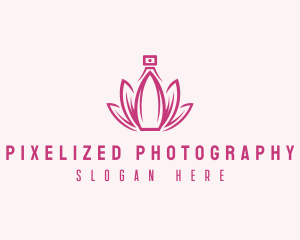 Lotus Perfume Scent logo design