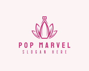 Lotus Perfume Scent logo design