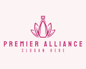 Lotus Perfume Scent logo design