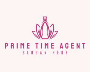 Lotus Perfume Scent logo design