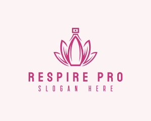 Lotus Perfume Scent logo design