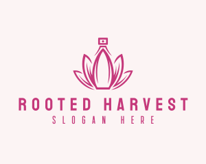 Lotus Perfume Scent logo design