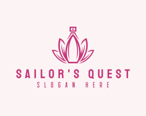 Lotus Perfume Scent logo design