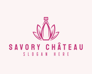 Lotus Perfume Scent logo design