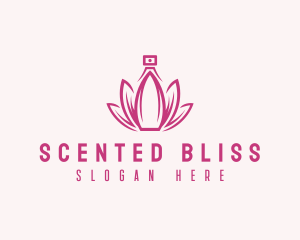 Lotus Perfume Scent logo design