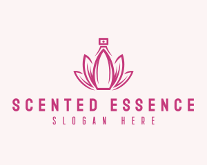 Lotus Perfume Scent logo design