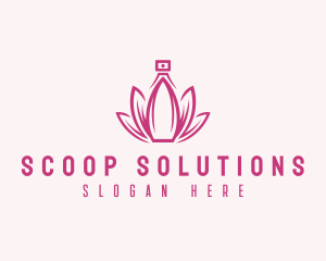 Lotus Perfume Scent logo design