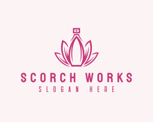 Lotus Perfume Scent logo design