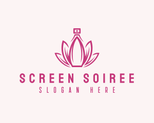 Lotus Perfume Scent logo design