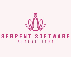 Lotus Perfume Scent logo design