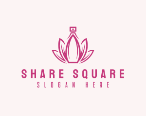 Lotus Perfume Scent logo design