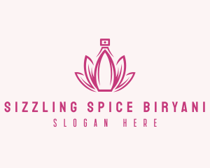 Lotus Perfume Scent logo design