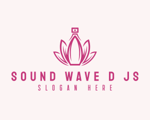 Lotus Perfume Scent logo design