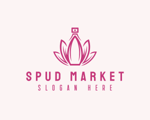 Lotus Perfume Scent logo design