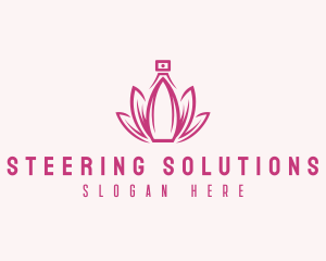 Lotus Perfume Scent logo design